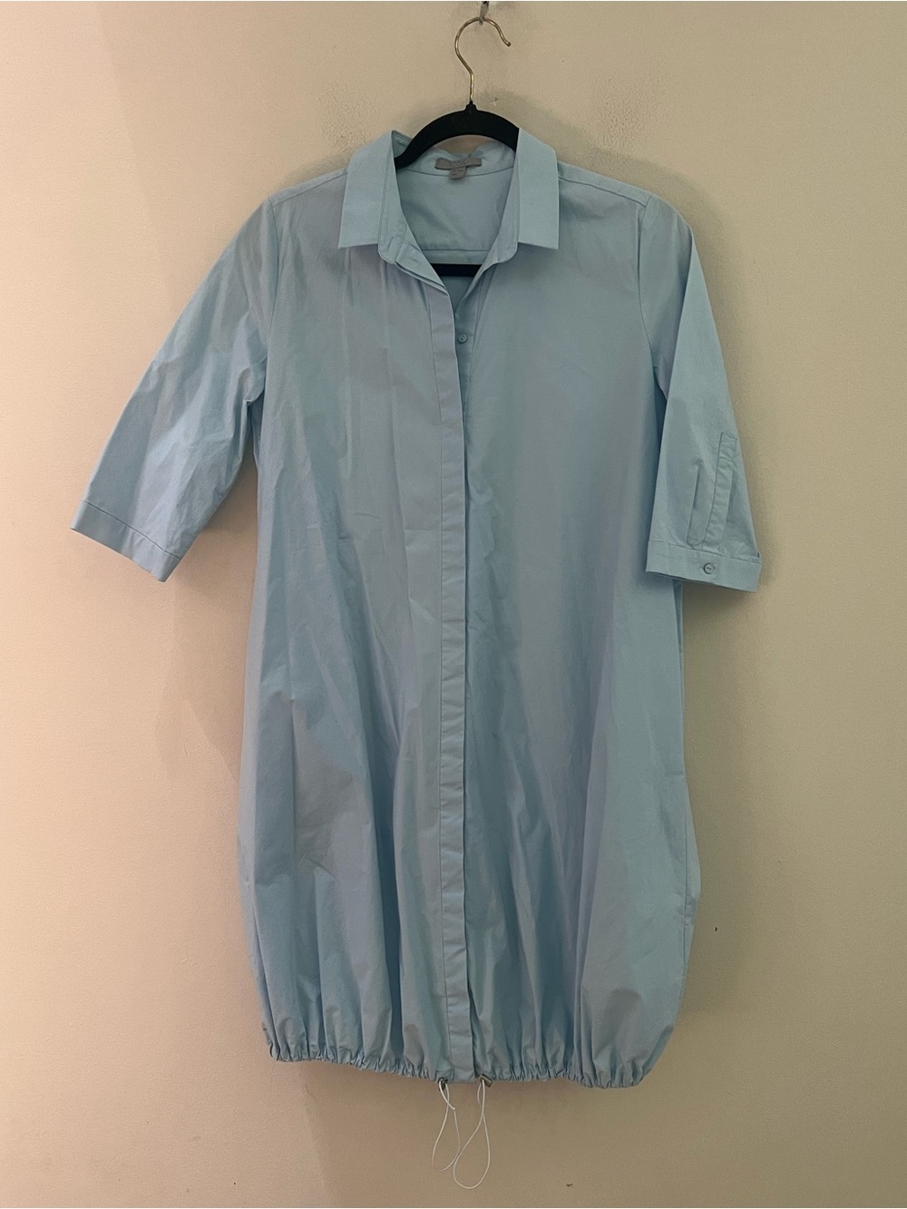 COS Pale Blue Blouse with Subtle Collar
